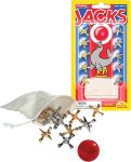Metal Jacks and Rubber Ball Set