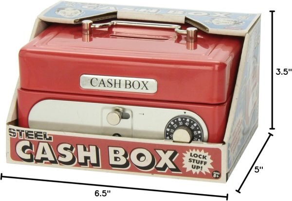 Schylling Locking Cash Box Red. 1 EA
