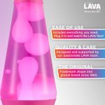 Lava The Original Lamp - New 14.5 Wild Pink ?C Classic Liquid Motion Lamp - White Wax and Pink Liquid - Item #2361 (Amazon Exclusive)
