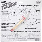 Schylling Tim Bird Flying Toy - Rubberband-Powered Mechanical Bird that Really Flies - Wings Flap and Flies 50 Feet - Ages 7 and Up